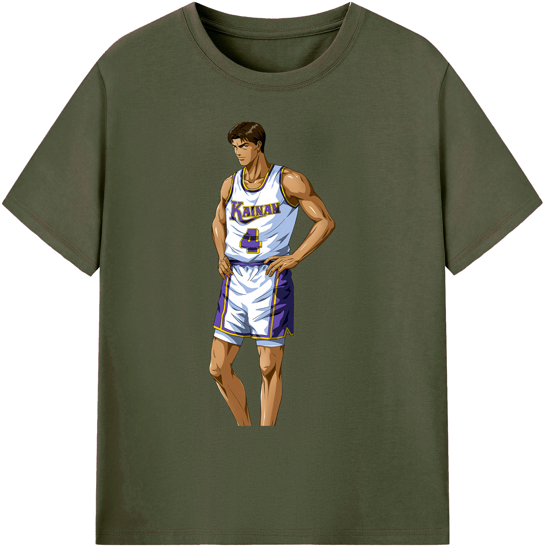 （画像用） SLAM DUNK／スラムダンク 綿100％ メンズ半袖Tシャツ｜肌触りやわらか＆通気性